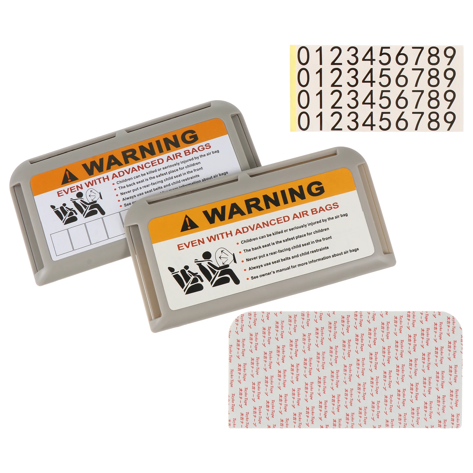 

2pcs Sun Card Holder Durable Easy Install Auto Organizer Clip For Auto Sun Visor Cards Holder Car Parking Highway Cards