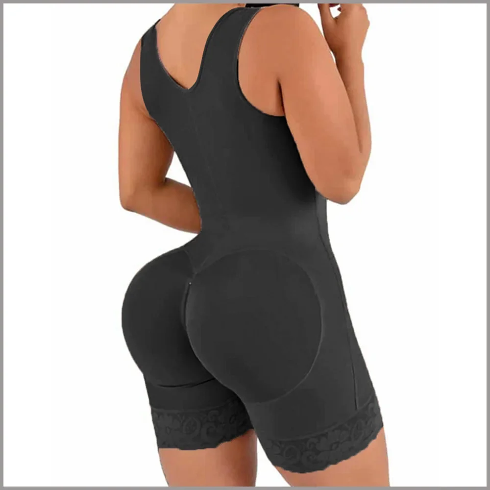 Cincher High Compression Short Girdle With Brooches Bust For Daily And Post-Surgical Use Slimming Sheath Belly Women