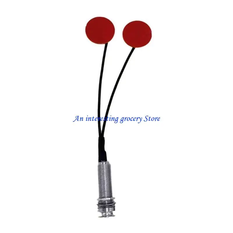 652D Kalimba Pickup Piezo Piezo Piecer 6.35mm End Pin Jacks cho ngón tay cái Piano Kalimba