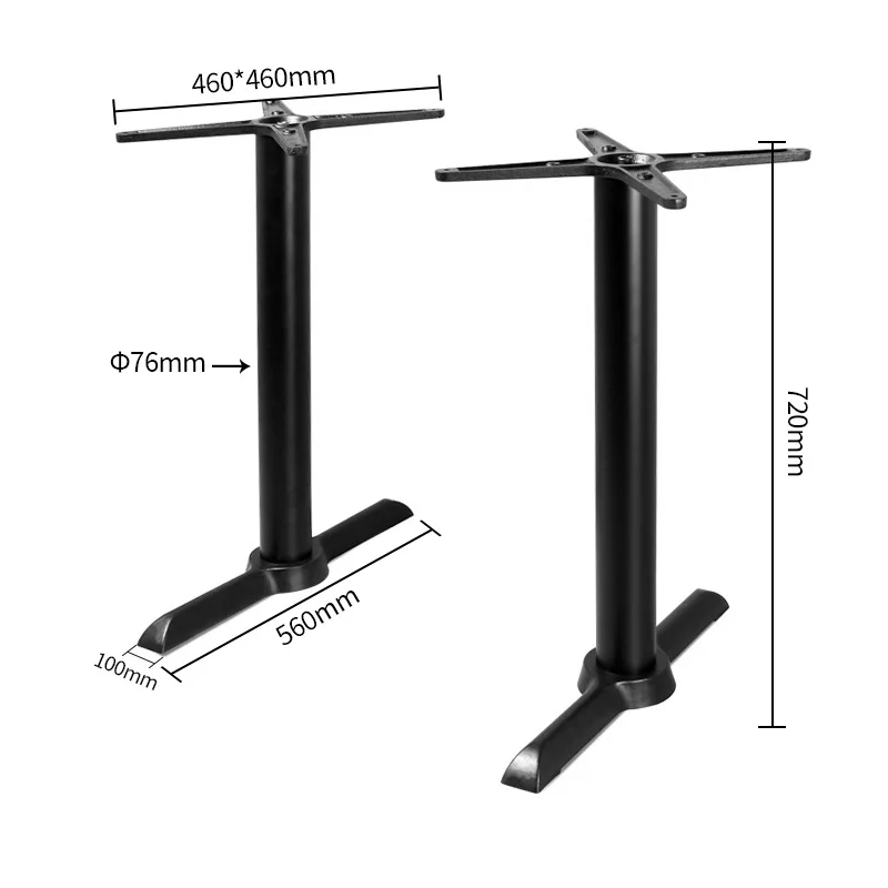 Factory Direct 2026 Dining table foot restaurant square long with rock slab countertop dining support column simple desk foot le