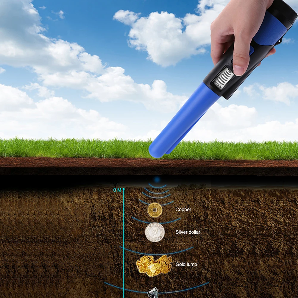 Handheld Metal Detector Positioning Waterproof Transparent Case Positioning Rod liquid crystal industrial Gold Metal Detector