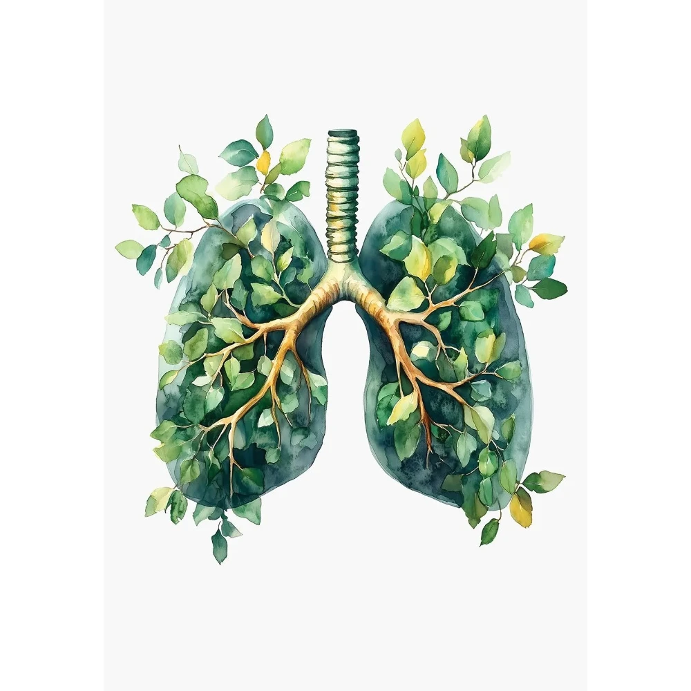 2026 Anatomy Of Human Organs Posters Flower Lungs Watercolor Neurology Psychologist Canvas Painting Wall Picture Medical Office 