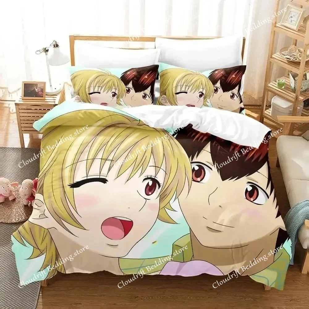 

Baby Steps Bedding Set Single Twin Full Queen King Size Bed Set Adult Kid Bedroom Duvet cover Sets 3D Print Anime Bed Sheet Set