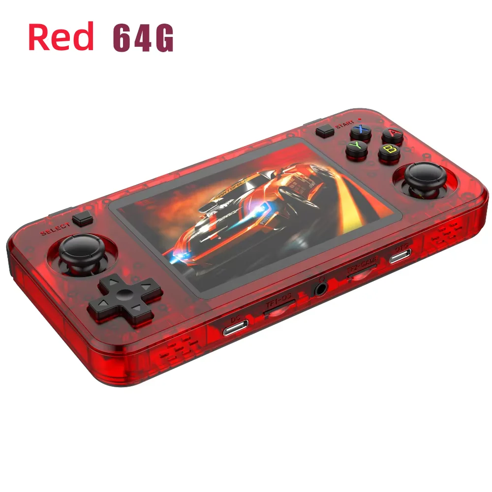 R36H ARKOS Retro Handheld Game Console Portable 64G 128G Pocket Video Player 3.5 Inch IPS Screen R36S landscape Kid Gift image 3