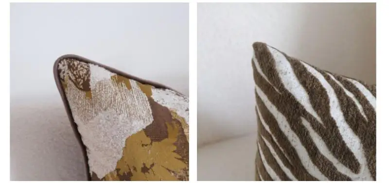 Moderner Minimalistischer Luxus Ölgemälde Zebra-Muster Kissenbezug Cojines Kopfteil-Kissen Dekorative Sofakissenbezüge für Zuhause – Detail 6