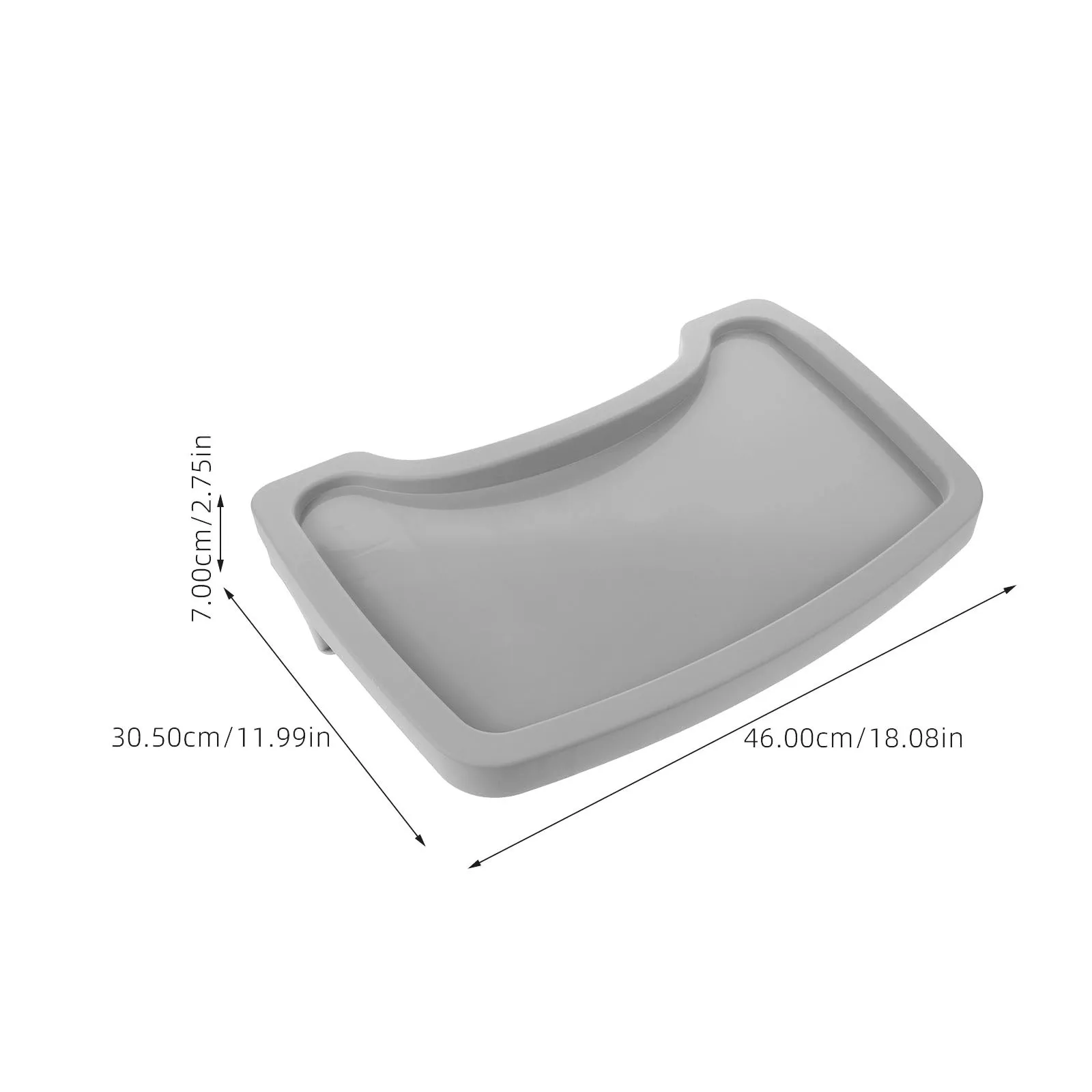 صينية طعام للأطفال، كرسي مرتفع من البلاستيك قابل لإعادة الاستخدام، طاولة طعام سهلة التخزين وقابلة للإزالة للكرسي المرتفع المحمول للأطفال #2