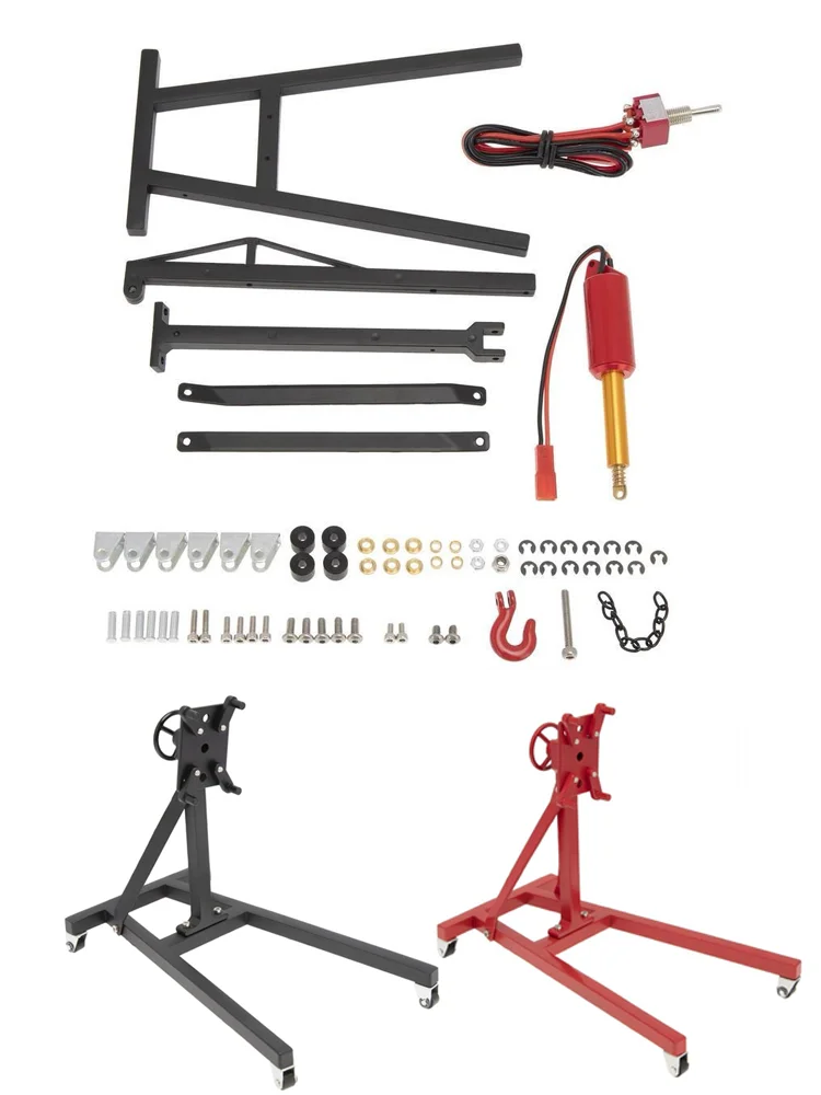 

Simulation Engine Electric Maintenance Flip Frame for 1/10 RC Crawler Car TRX4 Defender AXIAL SCX10 RC4WD D90 Wraith Jeep Yikong