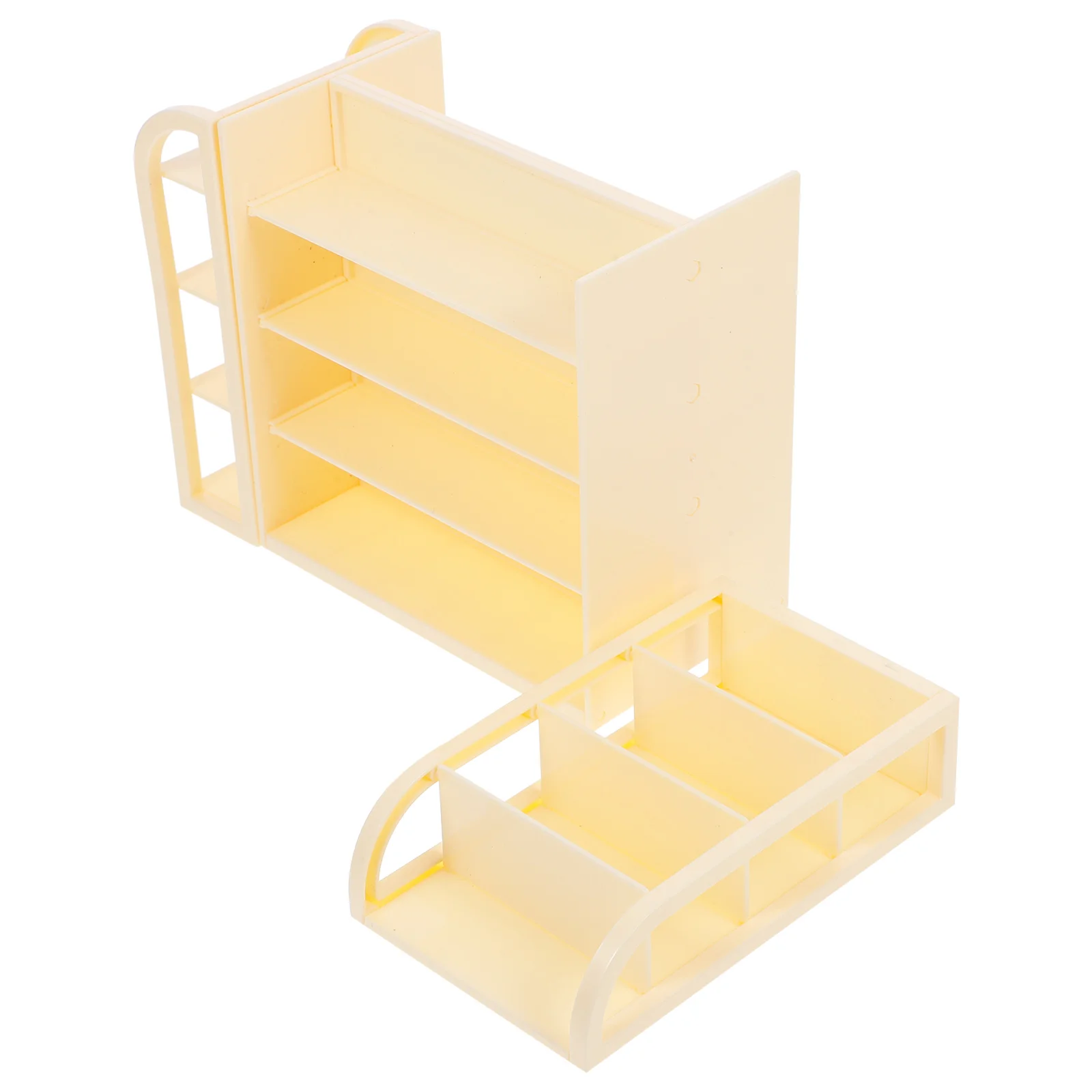 Mini Supermarket Rack House Shop Shelf Furniture Models Home Decor Goods Adornment Miniature