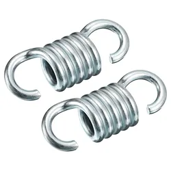 2pcs 1320/1543 Lbs Capacity Hammock Chair Spring Porch Swing Springs Hanging Chair Lounger Hangers Heavy Duty Swing Spring