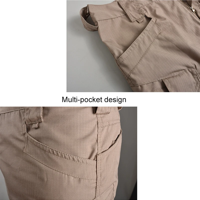 Military Cargo Shorts Men Summer Waterproof Wear-Resistant Army Short Pants Big Size 6XL Quick Dry Multi-pocket Tactical Shorts