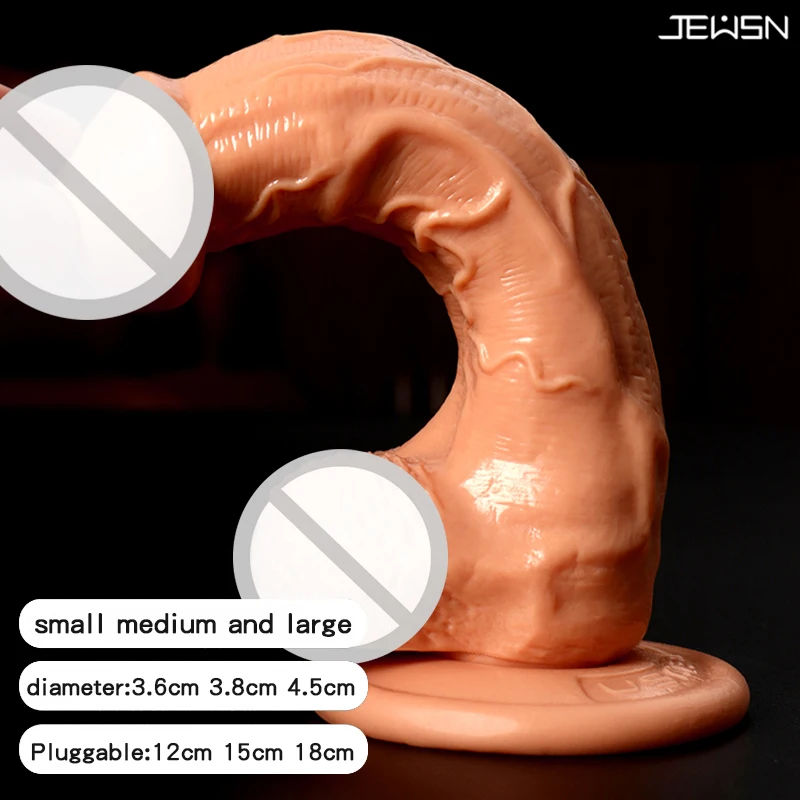 5/8 Inch Huge Realistic Dildo Silicone Penis Dong with Suction Cup for Women Masturbation Lesbain Anal Sex Toys for Adults 18