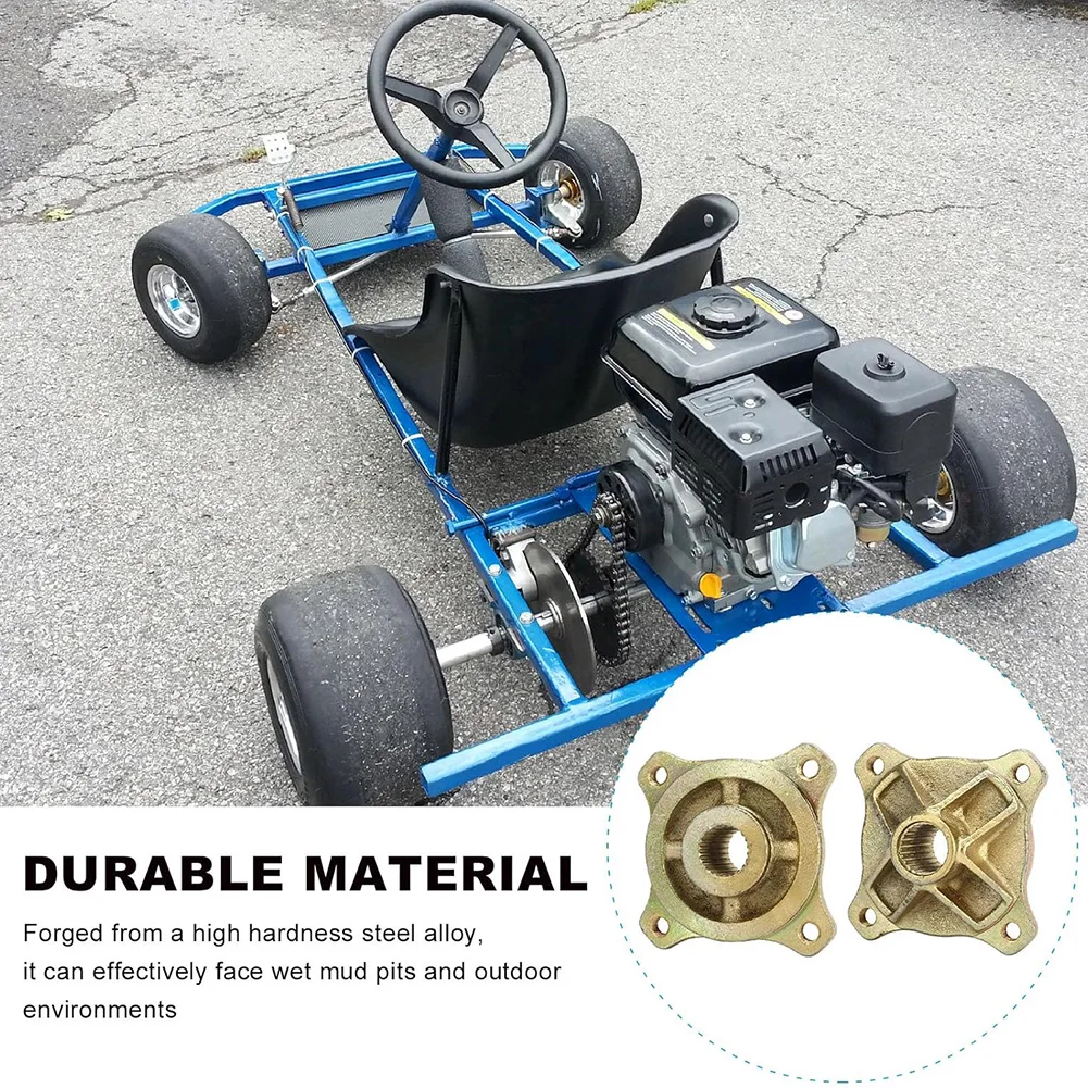 

Набор ступиц заднего моста из 2 25 мм, 24 зуба, 4 шпильки с расстоянием болта 78 мм для ATV Quad Dirt Bike Go Kart UTV Cart