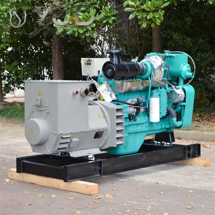 DYJD OEM Price 6CT8.3-GM115 Ship Boat Use diesel Generator 125 Kva Cuins Marine Genset 100 kw