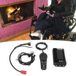 Wheelchair Joystick Controller with Brake 50A Smart DC24V Power Wheelchair Joystick Controller Replacement for Intelligent Robot