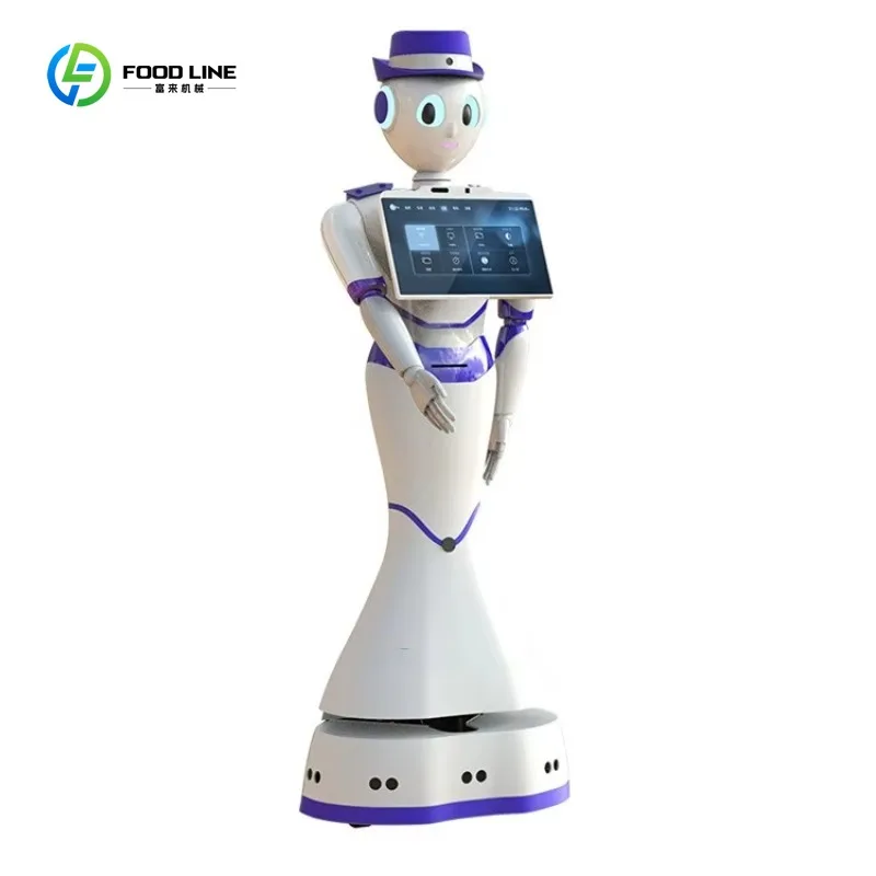 

New Customized AI Service Robot ABS Material 45kg Welcome Guiding Robot for Commercial Service Robot
