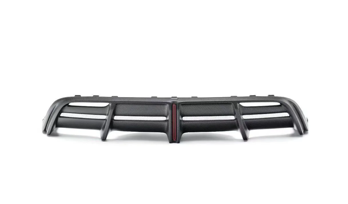 ForTesla Renewal 3 Carbon Fiber Small Surround Front Lip Rear Diffuser Side Skirt Tail Wing 5