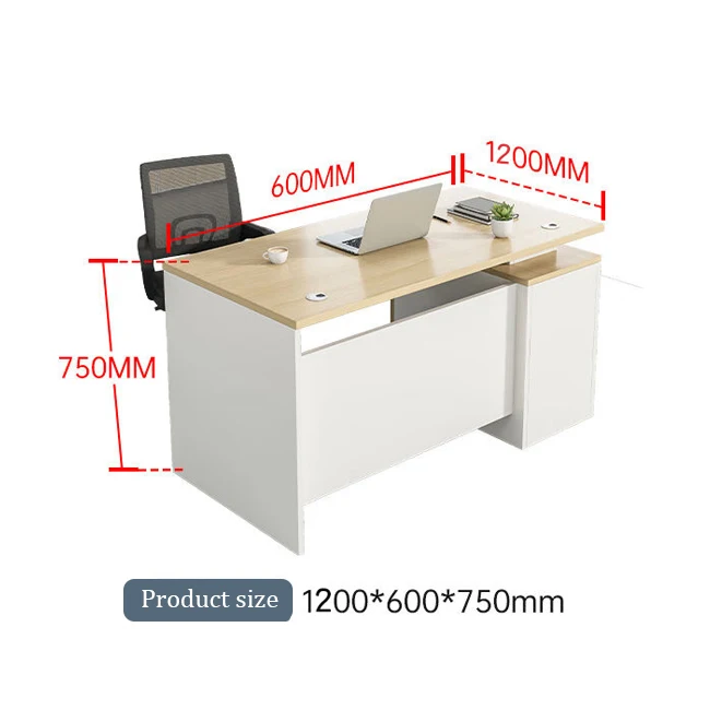 Tavolo modulare per computer in legno da scrivania dal design moderno e semplice per i dipendenti delle stazioni di lavoro Configura set di mobili per ufficio