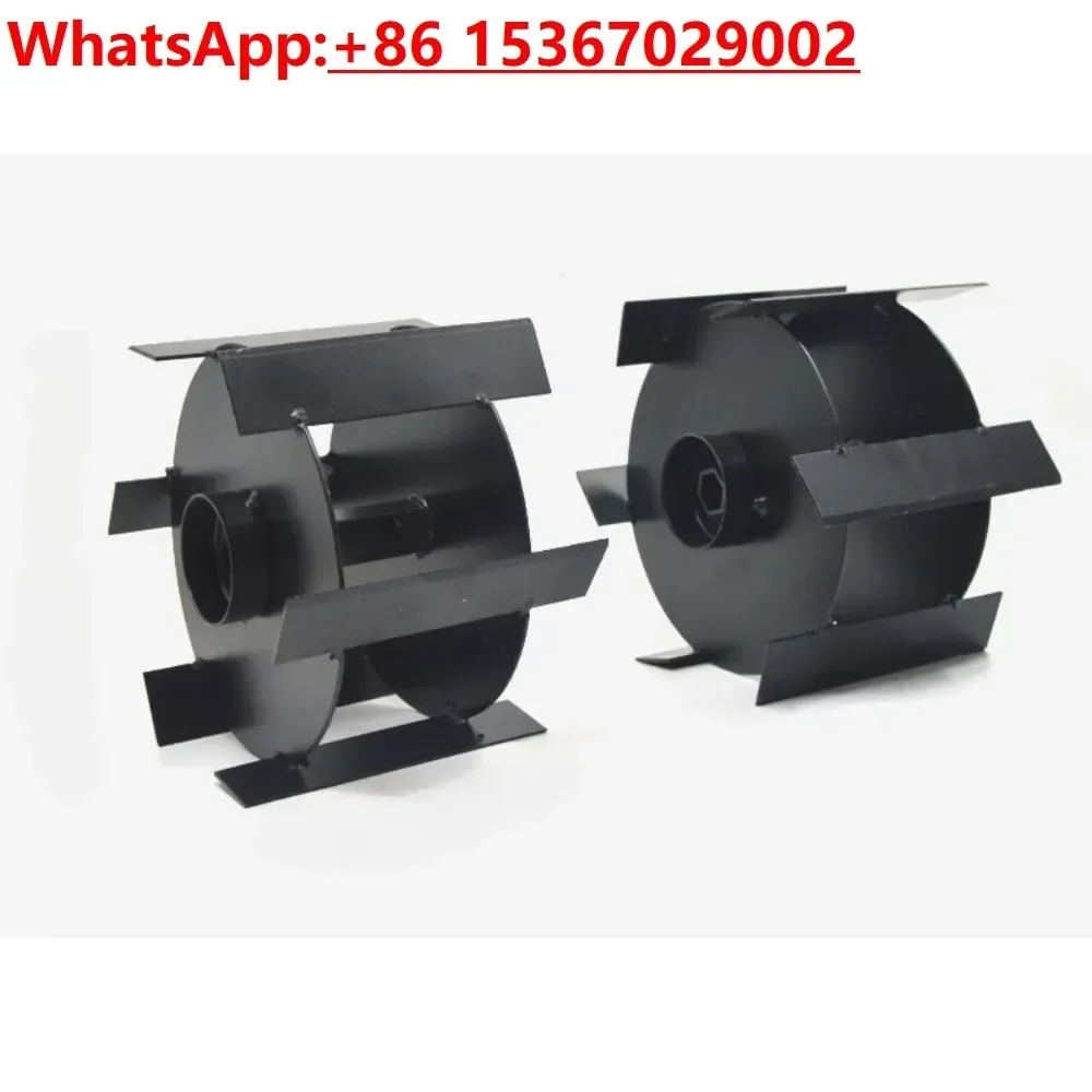 Spare parts of plowing ditching weeding plowing harrow and rubber wheel for micro-tiller
