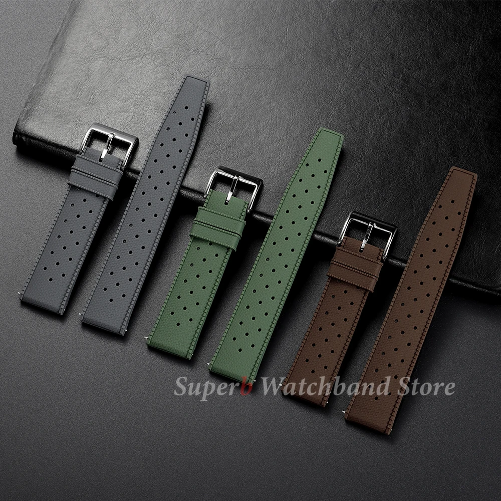 18 مللي متر 20 مللي متر 22 مللي متر الاستوائية حزام ساعة سيليكون الإفراج السريع حزام (استيك) ساعة ل Seiko ل أوريس الغوص سوار مطاط مقاوم للمياه