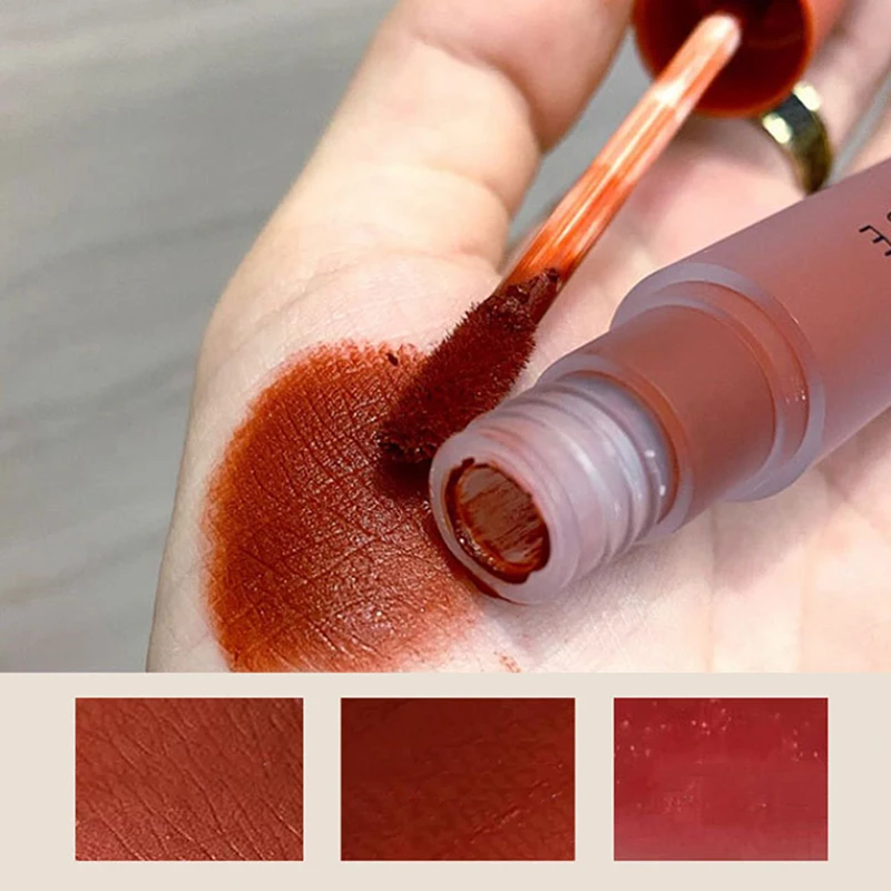 "HERORANGE Velvet Matte Lip Mud | Easy To Apply | Non-Smudging Waterproof | Non-Sticky Long-Lasting | Non-Stick Cup Lip Color