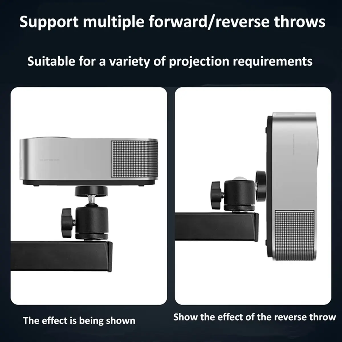goodidea Foldable Projector Wall Mount Universal Adjustable Ceiling Wall Projector Mount Stand Projectors Bracket Support