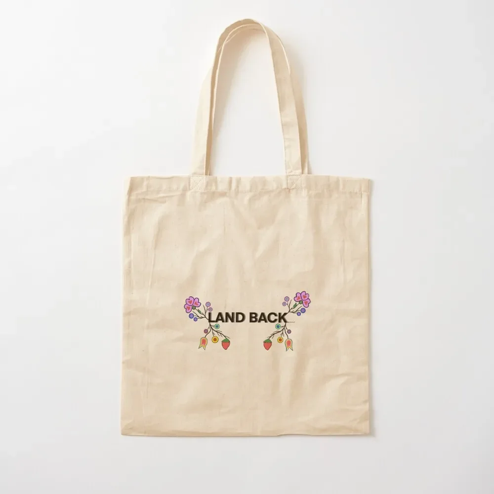 LAND BACK DESIGN Tote Bag shopping bag reusable grocery bags Candy bags Woman shopper bag