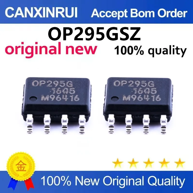 （5pcs-10pcs）Brand new original OP295GSZ patch SOP-8 silk screen OP295G operational amplifier IC chip