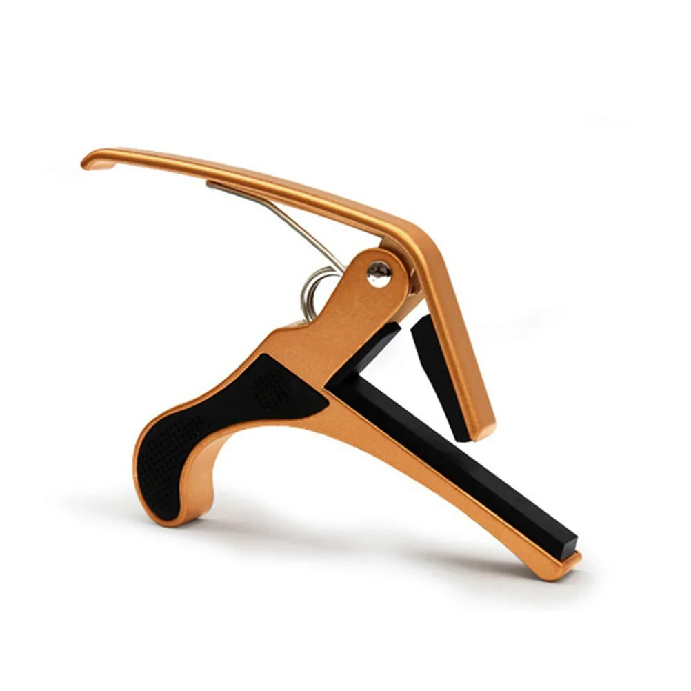 

Metal Guitar Capo Golden Zinc Alloy 10*6*3Cm Trigger For Electric Acoustic Guitar Portable Tuning Tool