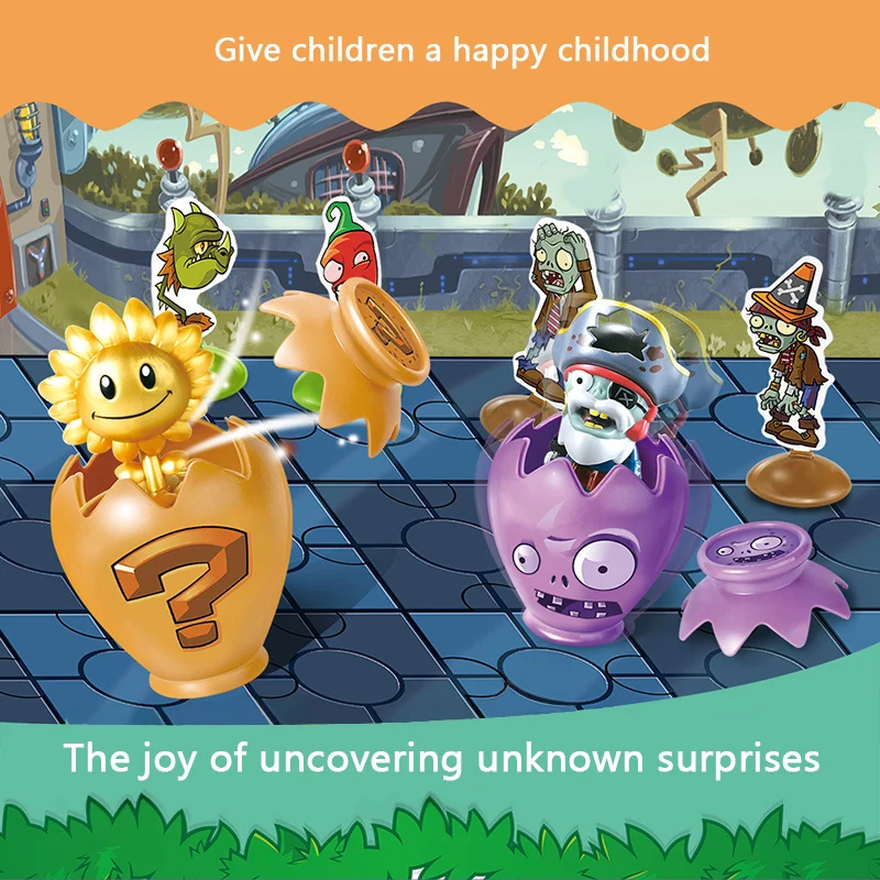 プラントvs.ゾンビ グリーン パープル イエロー サプライズ陶器 海賊ゾンビキャプテン ランダム漫画キャラクター 子供の誕生日プレゼント