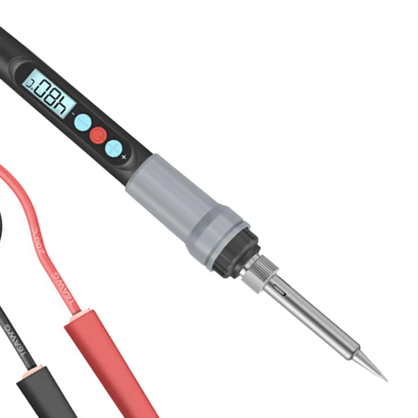 Cordless Soldering Iron Mini Welding Pen with LED Display Adjustable Temp for Auto Car Clip 12V 24V Electronics Repair