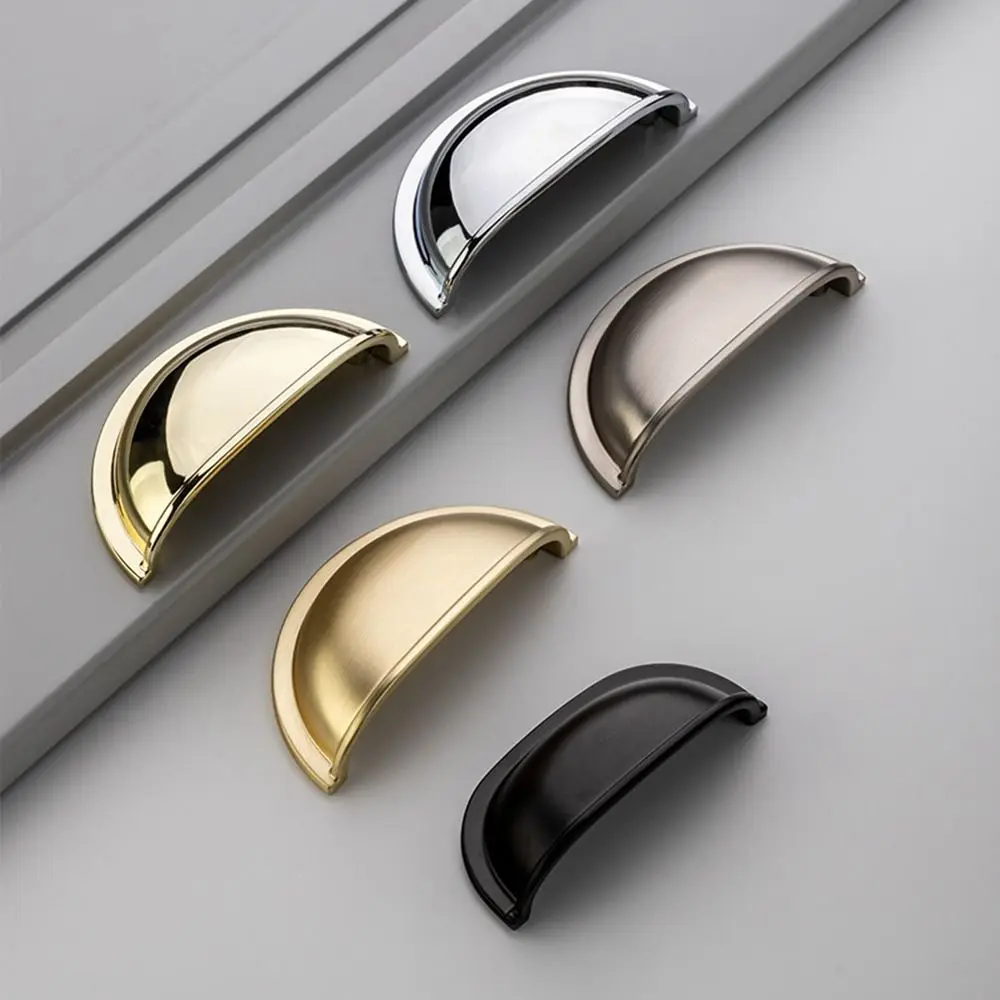 Liga de zinco escudo armário alça estilo escudo multifuncional puxadores de móveis ferragem gaveta puxar alças armário