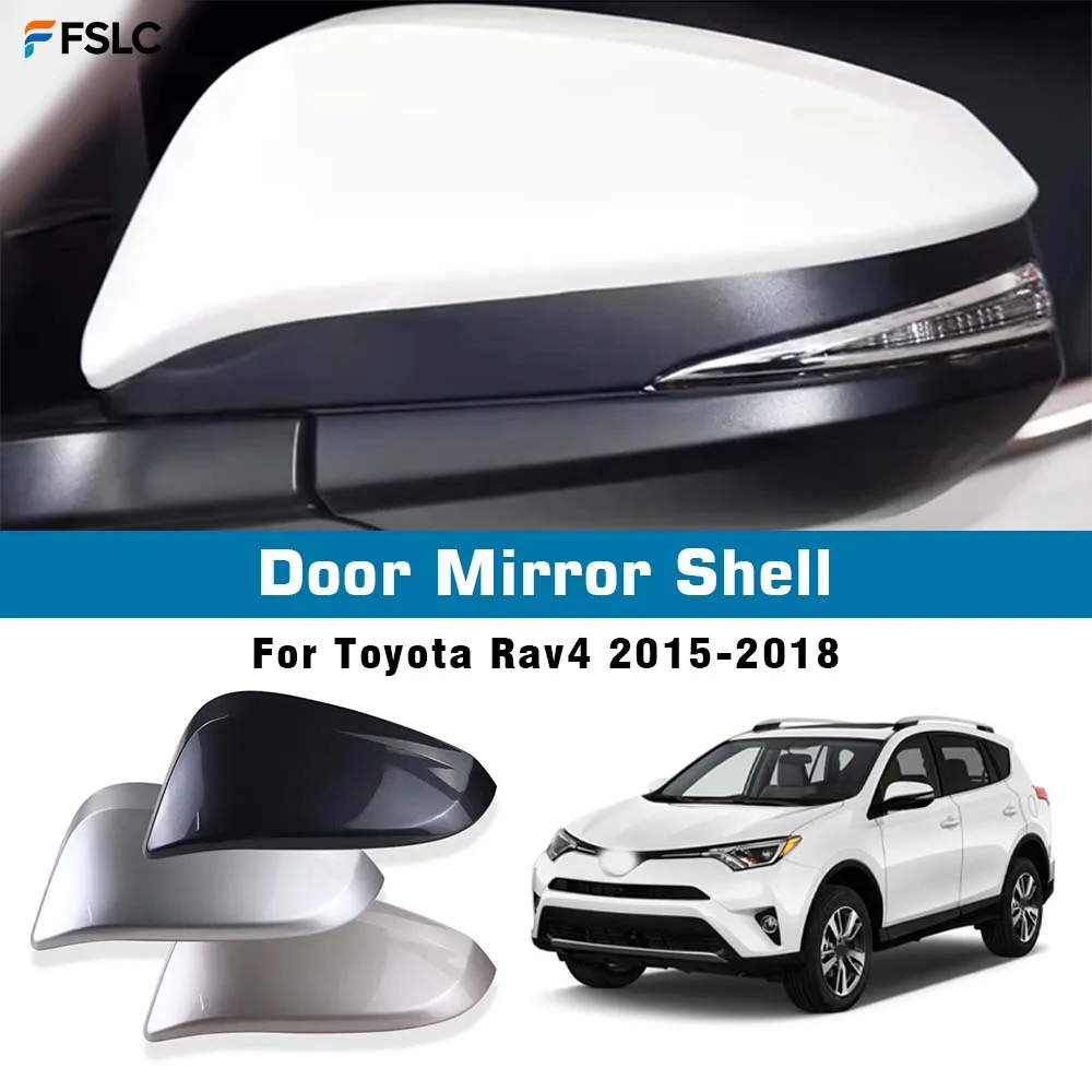 

⭐ Оригинальный ⭐ Защитный чехол для зеркала заднего вида Toyota Rav4 2015-2018, аксессуары для автомобиля, серый, перламутровый, белый, серебристый
