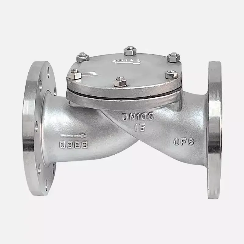 304 Stainless Steel Rubber Flap Check Valve HC44X-16P(SFCV) Drain Secondary Water Supply Pump Check Valve