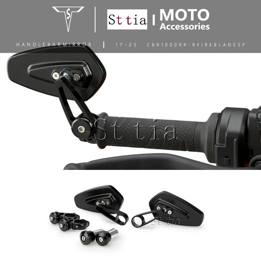 

Motorcycle Accessories Fit For Honda CBR1000RR 2017-2025 Side Rearview Mirror CBR1000RR-R Fireblade SP Handlebar Rearview Mirror