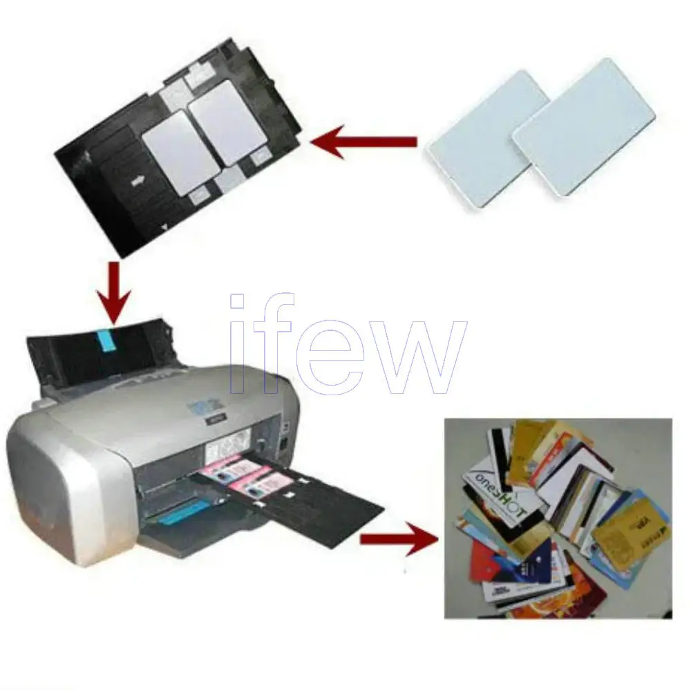 PVC Board PVC Printing Card Tray PVC ID Card Tray for Epson R270 R260 R280 R290 R380 R390 RX680 T50 T60 P50 L800 L801 R330 Trays