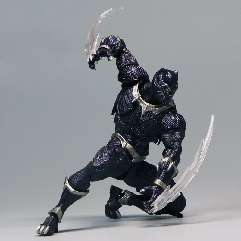 New Marvel series Black Panther children's cute anime cool superhero fist figure character collection toy exquisite ornaments