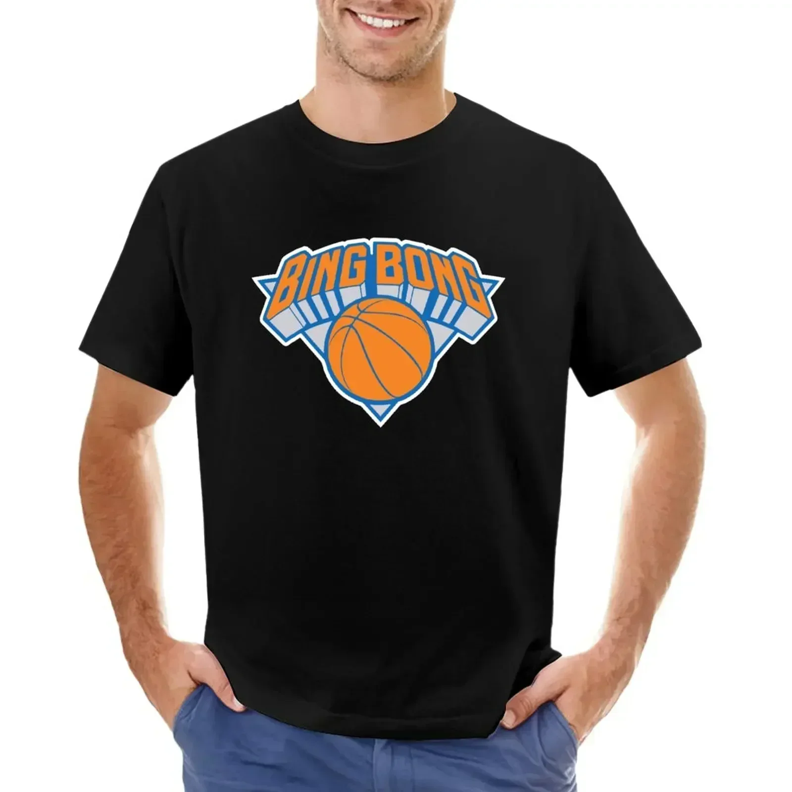 Bing Bong - Knicks Logo T-Shirt custom t shirt oversized t shirts for men