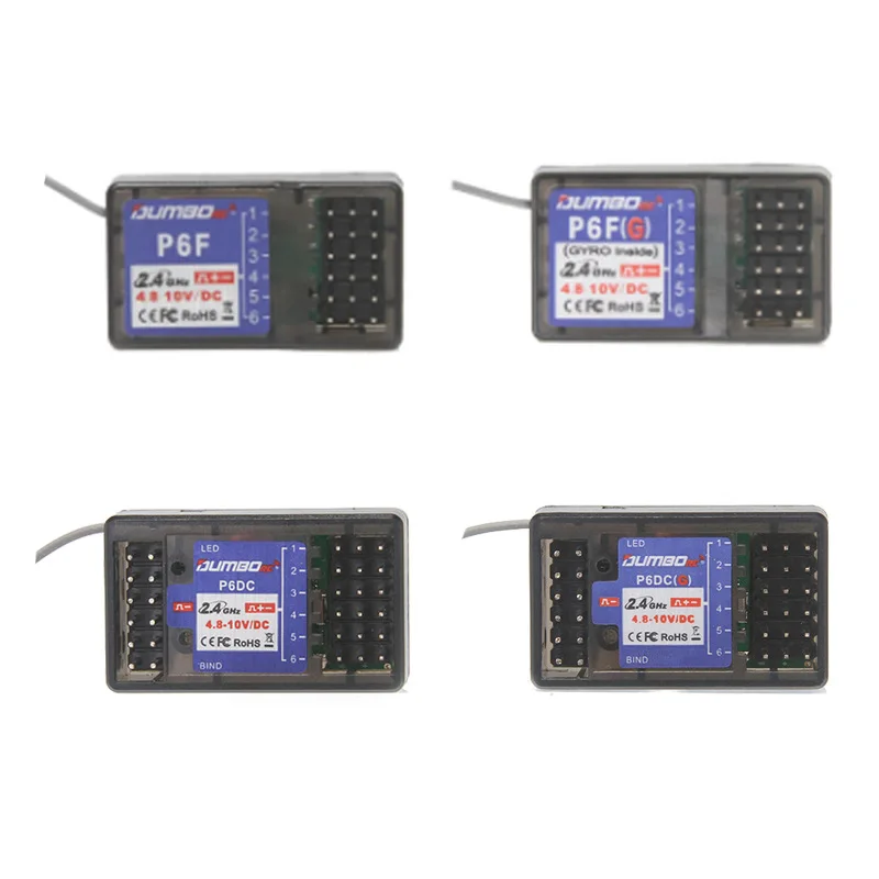 P6F P6FG P6DC P6DCG gyroscope receiver 2.4GHZ RC vehicle aircraft fixed wing drone ship