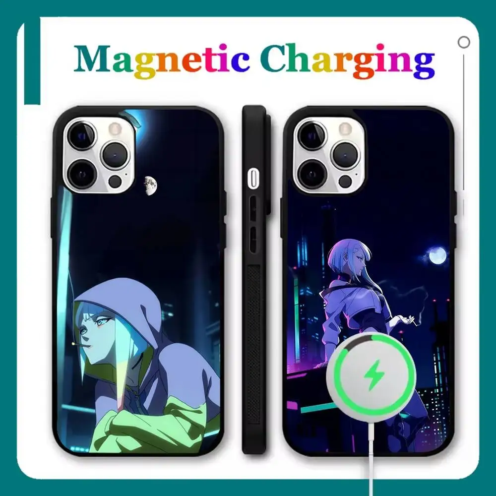 

C-CyberpunkS Lucy Phone Case For iPhone 17,16,15,14,13,12,11,Pro,Max,Plus,Mini,Air,SE New Magsafe Magnetic Wireless Charging