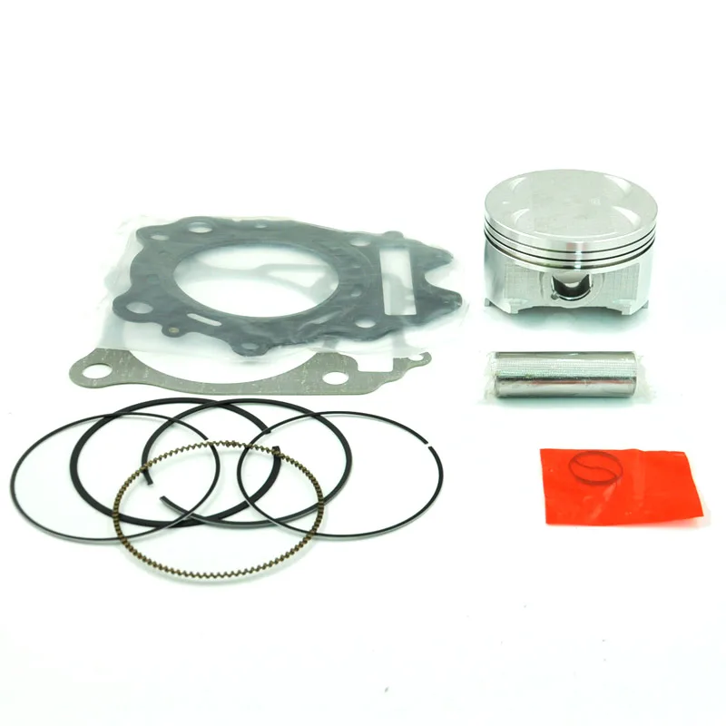 Motorcycle Engine Piston Kit Piston Ring Set Top End Gasket Set for Suzuki Scooter AN400 Skywave Burgman 400 92-06 83mm +50 +100