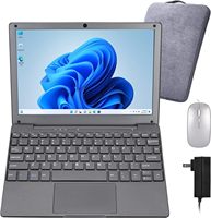 Windows 11 Laptop 10.1inch Notebook Computer Intel Celeron N4020 Learning Laptop Netbook for Kids Men Women (8GB/128GB)