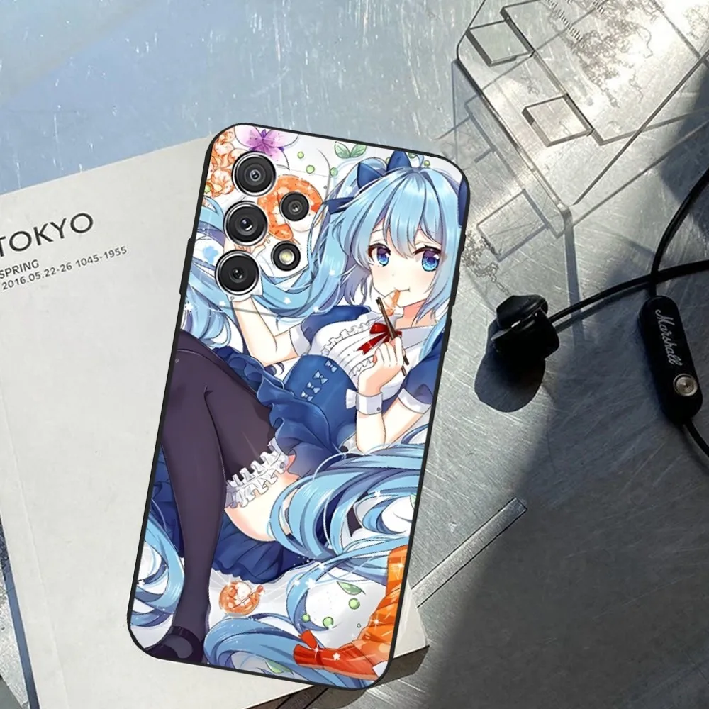 H-Hatsune ponytail M-Miku Phone Case for Samsung s20 s21 s22 s23 a24 a34 a54 m54 n20 ultra plus  protective case