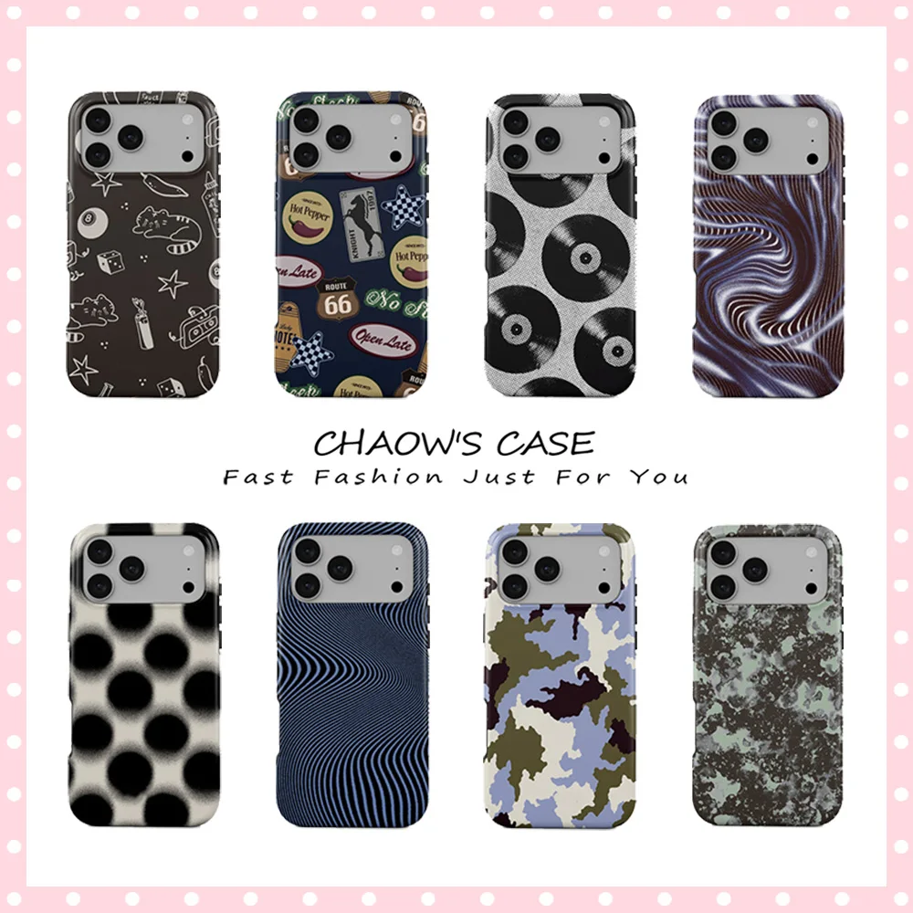 

Luxury New fashion aesthetics series Phone Case for iPhone 17 16 15 14 13 12 11 Pro Max Air Plus Luxury Double-layer Back Cover