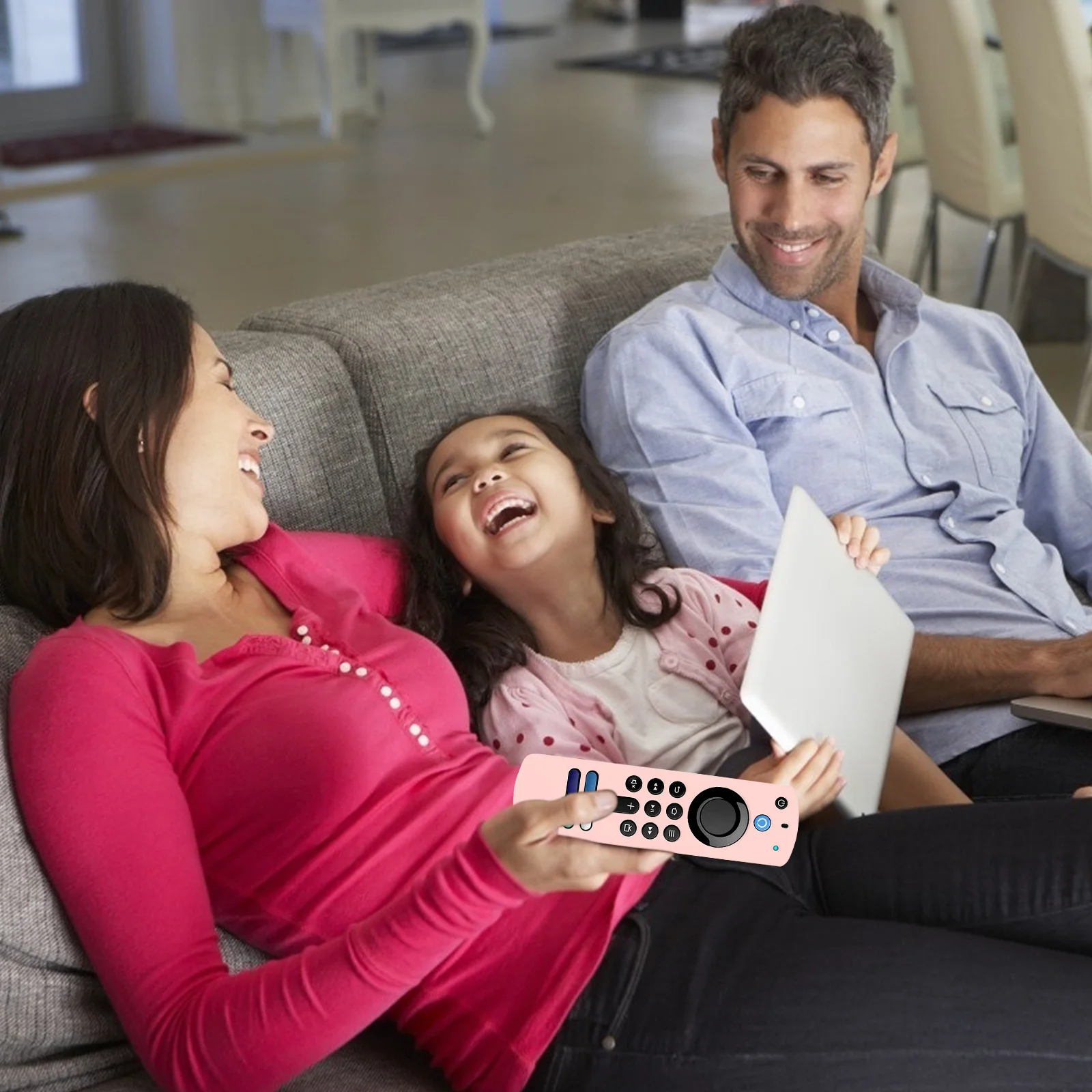 

Full Cover Silicone Voice Remote Protector Case Shockproof Protective Cover Compatible Voice Remote 3rd Gen