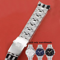 Watch Band For Tissot 1853 PRC200 T17 T461 T055 T014 Men Folding Clasp Watches Accessories Stainless Steel Watch Strap 19mm 20mm