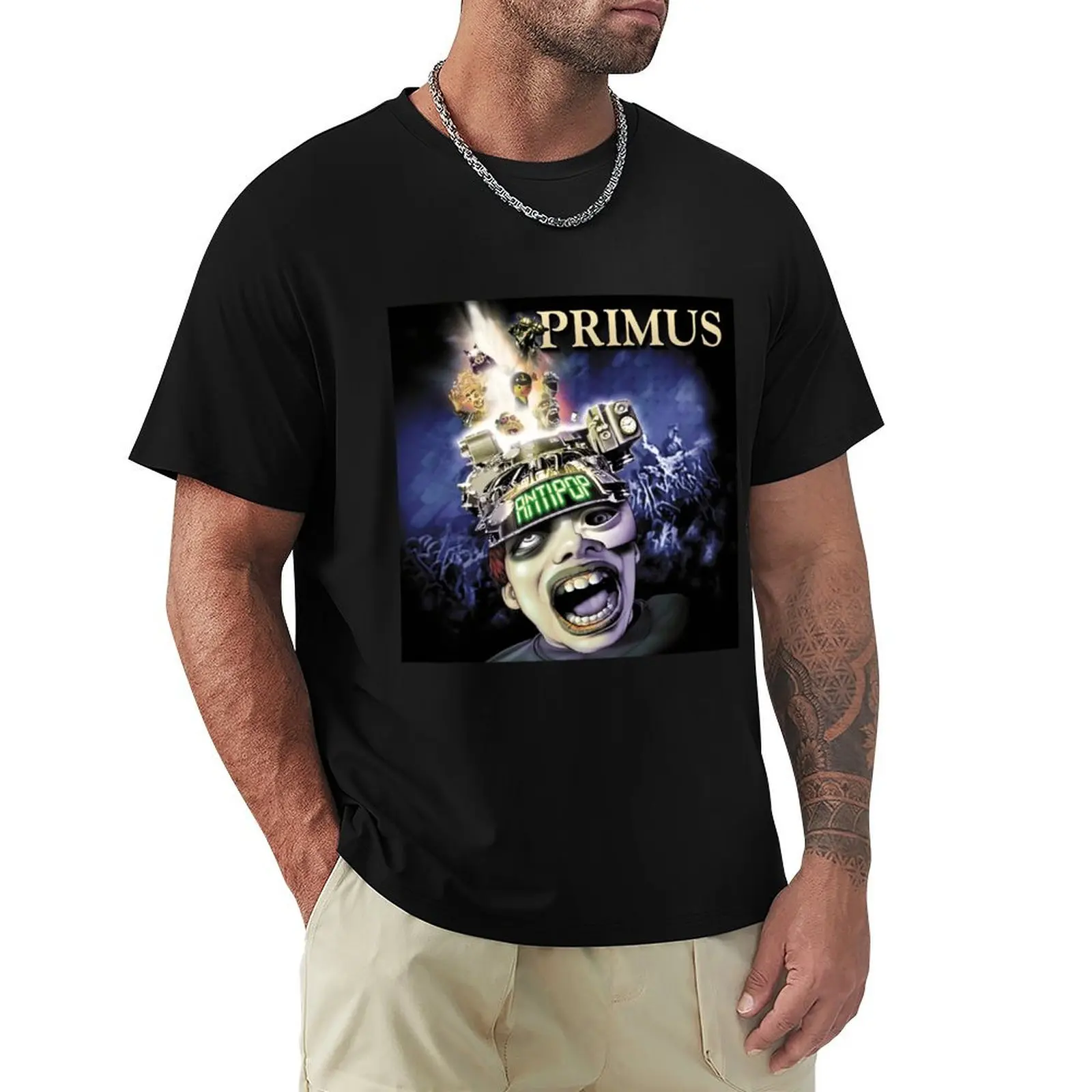Primus antipop T-Shirt Athletic Quick Dry T-Shirt for Men