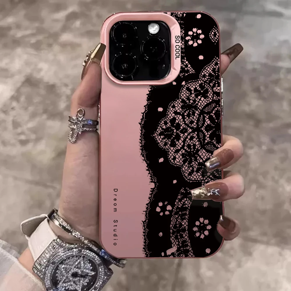 Dreom Lace TPU Hülle für Samsung Galaxy S26 S25 S24 S23 Ultra S22 S21Plus FE A57 A56 A55 A54 A53 A36 A35 A34 5G Stoßfeste Schutzhülle – Detail 7