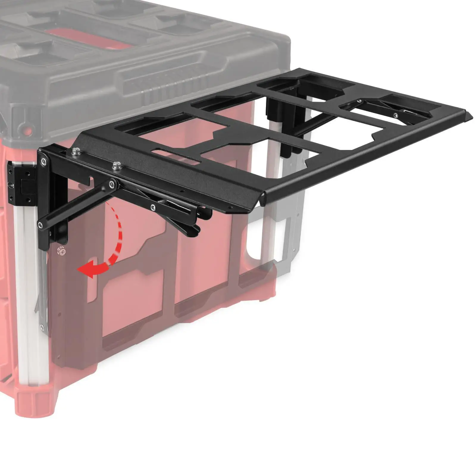

Toolbox Side Storage Removable Space Saving Rack Versatile Organizer for Workshop Work Bench Solutions