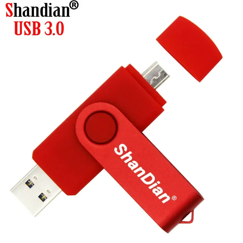 SHANDIAN-فلاش يو أس بي 3.0 OTG ، سرعة عالية, محرك أقراص فلاش 128 جيجابايت 64 جيجابايت 32 جيجابايت 16 جيجابايت 8 جيجابايت ، ذاكرة OTG U