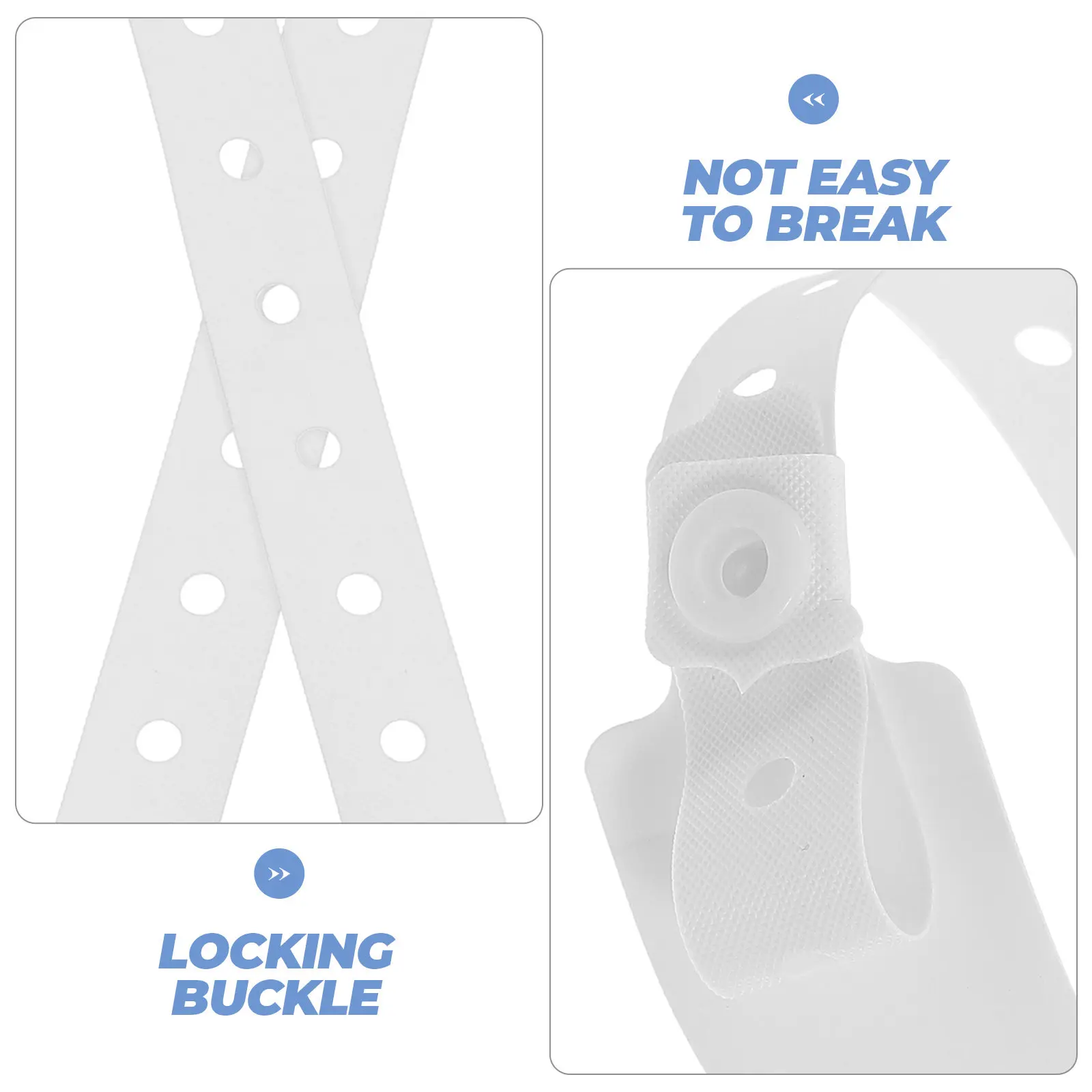 100Pcs Waterproof Hospital Wristbands Disposable Id Wristbands Writable Patient Identification Bands for Clinical Safety